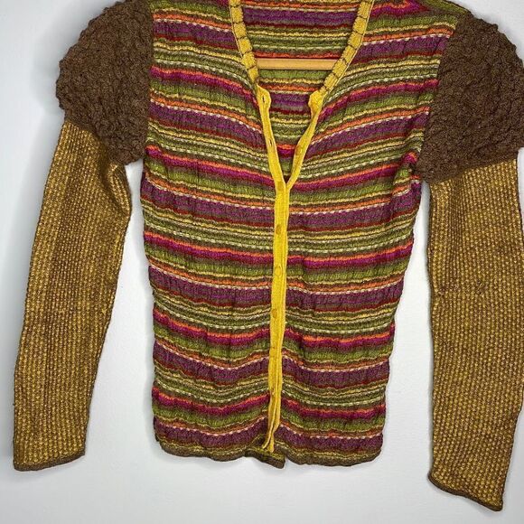 SOL Alpaca cardigan Sweater Shirt XS - Picture 1 of 6